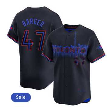 Mens Toronto Blue Jays #47 Addison Barger City Connect Limited Jersey Baseball Jersey Dzhi